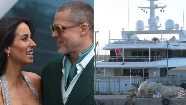Μπραντ Πιτ και Ινές ντε Ραμόν: Ρομαντικές στιγμές σε πολυτελή θαλαμηγό στο Λαύριο