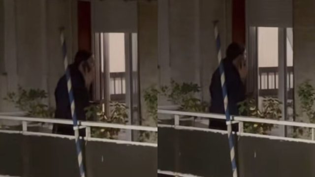 Απίθανο σκηνικό: Την κλείδωσε έξω στο μπαλκόνι μετά από ένταση και «γαλλικά»