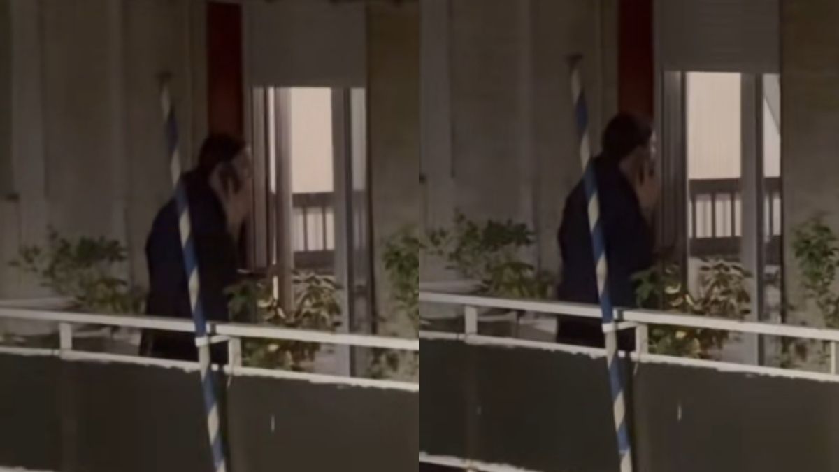 Απίθανο σκηνικό: Την κλείδωσε έξω στο μπαλκόνι μετά από ένταση και «γαλλικά»