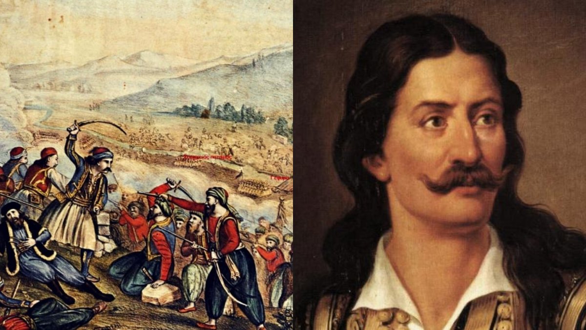 Μάχη της Αλαμάνας (Απρίλιος 1821) - Η θυσία του Αθανάσιου Διάκου