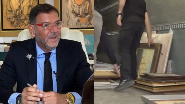 Γιώργος Τσαγκαράκης: Συμβαίνει τώρα – Αδειάζουν οι αποθήκες του και η γκαλερί, βρέθηκαν πάνω από 300 πλαστοί πίνακες και πολλά μετρητά