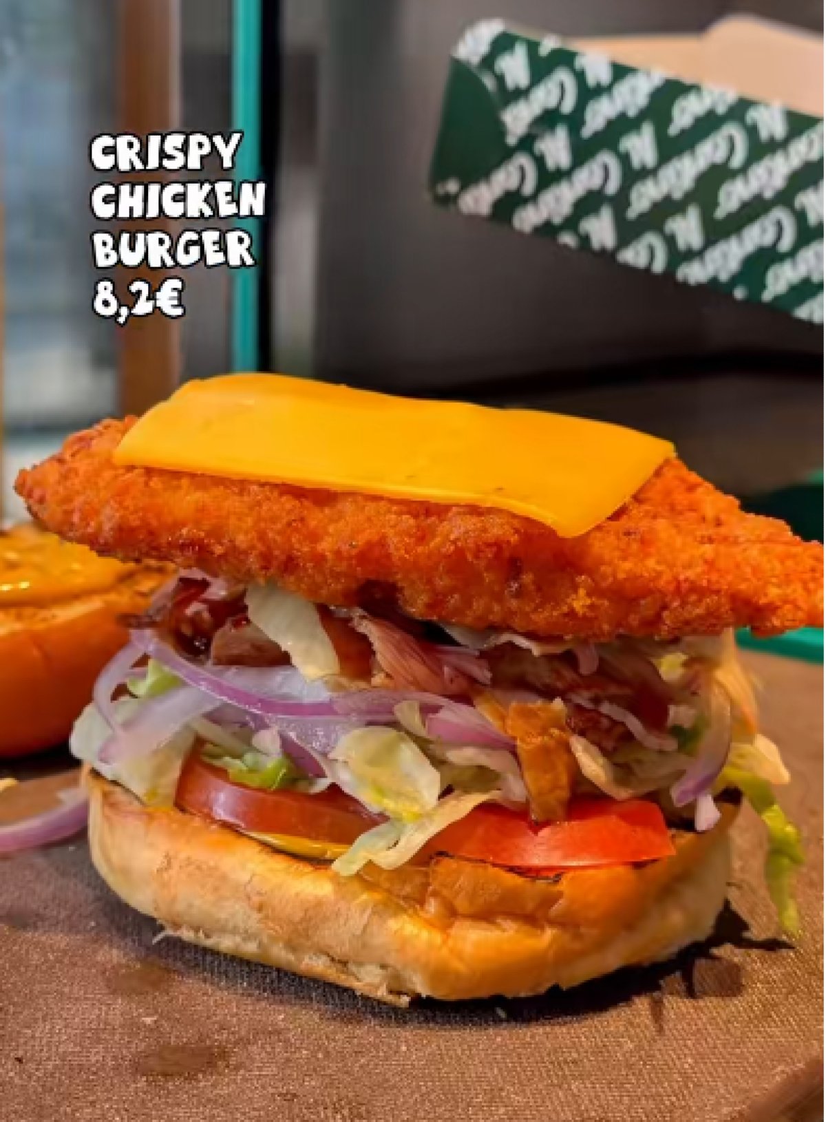 Το Crispy Chicken Burger 