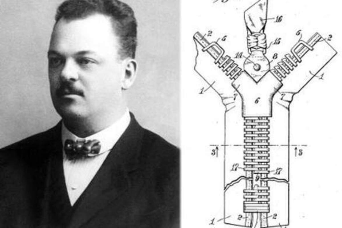 Δημιουργός του φερμουάρ, ο Σουηδός μηχανικός Gideon Sundback