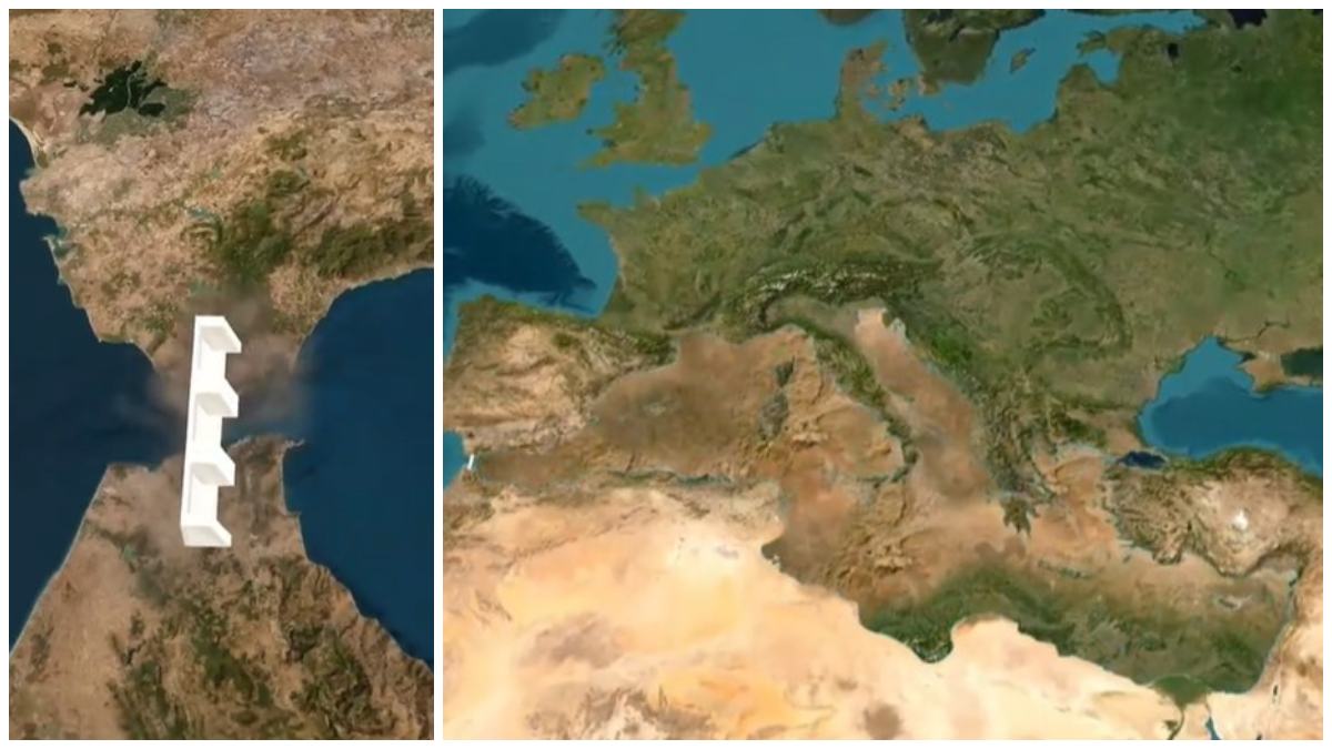 Χωρίς θάλασσα η Ελλάδα: Το σχέδιο για να γίνουν ενιαία ήπειρος Ευρώπη, Αφρική και Ασία – Η εξαφάνιση της Μεσογείου με μπάζωμα του στενού του Γιβραλτάρ! (video)