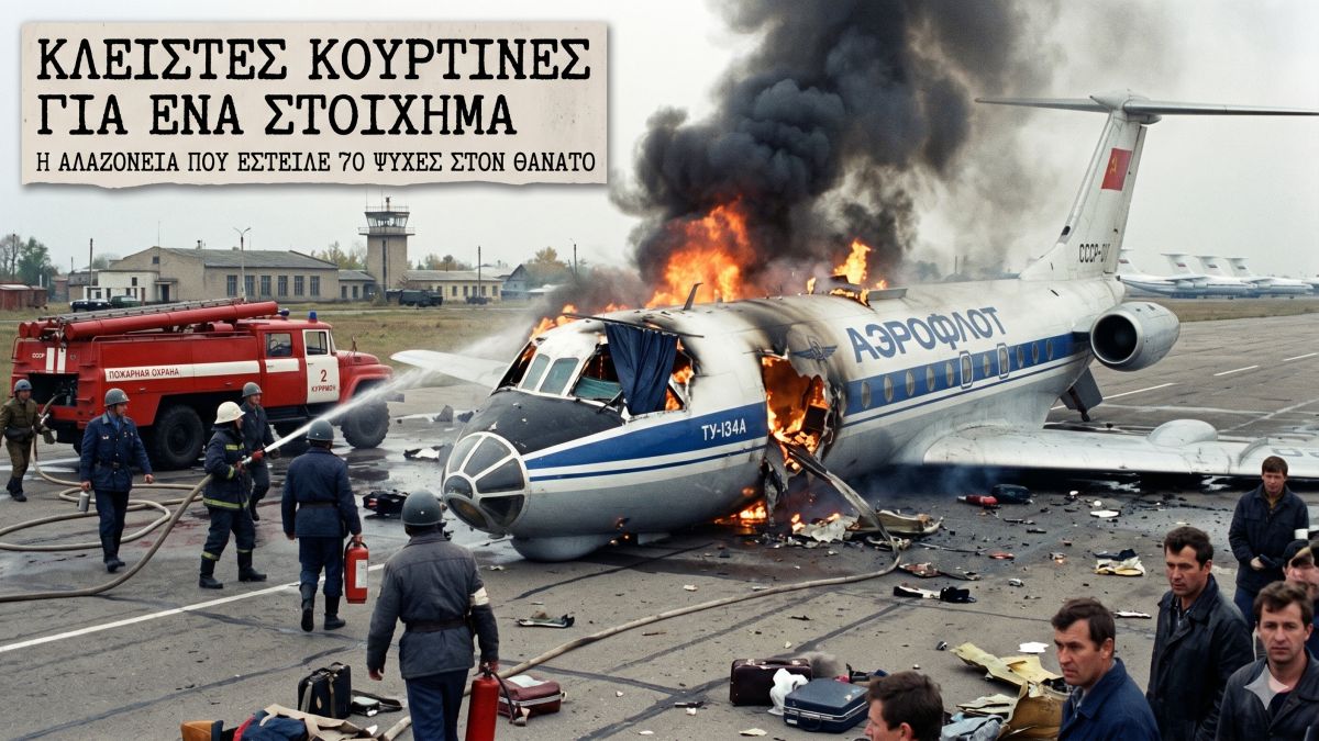 Το στοίχημα του θανάτου: Έκλεισε τις κουρτίνες του πιλοτηρίου για να προσγειωθεί στα τυφλά και σκότωσε 70 επιβάτες – Το αδιανόητο έγκλημα της Aeroflot που συγκλόνισε τον πλανήτη!