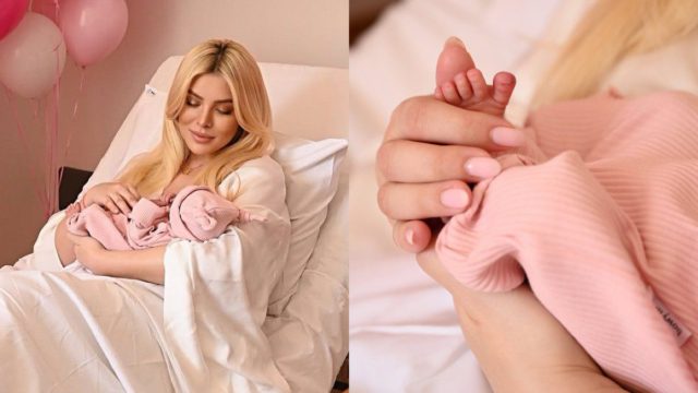 Πριν «σαραντίσει»:  Η πρώτη έξοδος της Κατερίνας Καινούργιου με την μπέμπα, φωτογραφία ντοκουμέντο