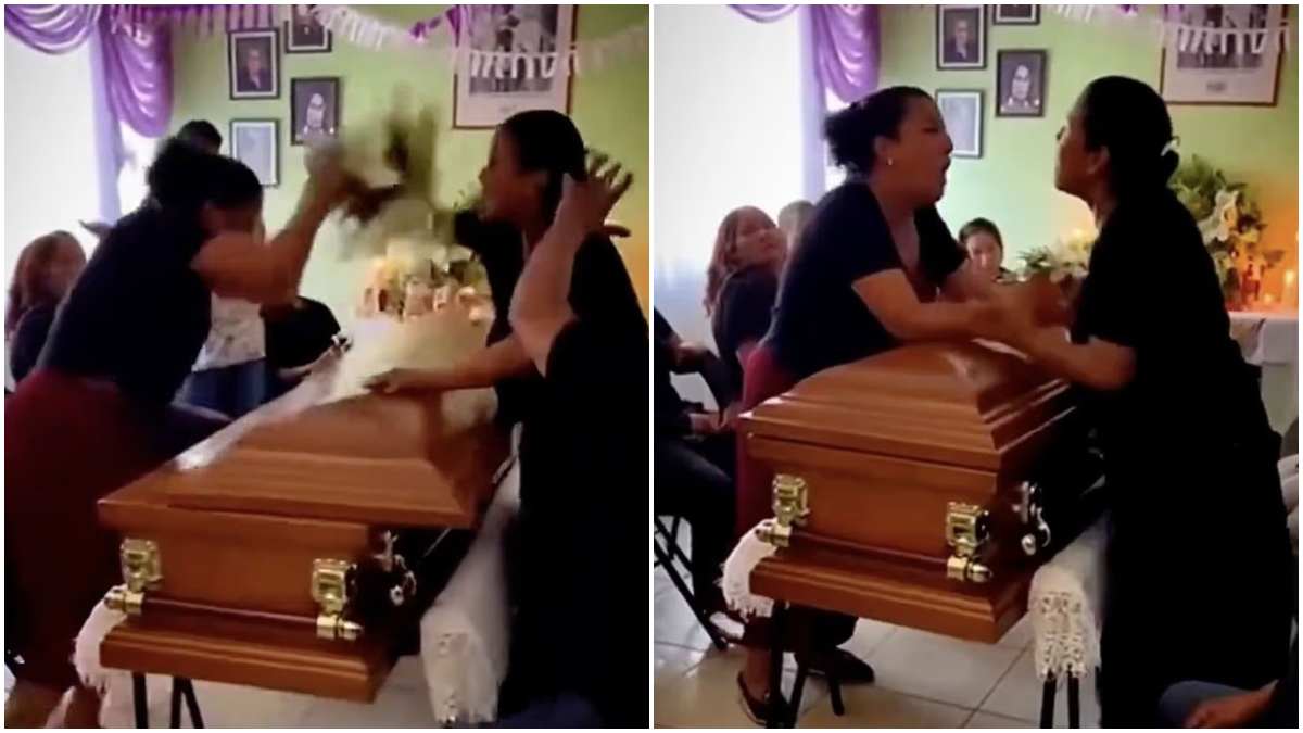Αδιανόητες σκηνές σε κηδεία: Οι ερωμένες του νεκρού πιάστηκαν στα χέρια πάνω από το φέρετρο!