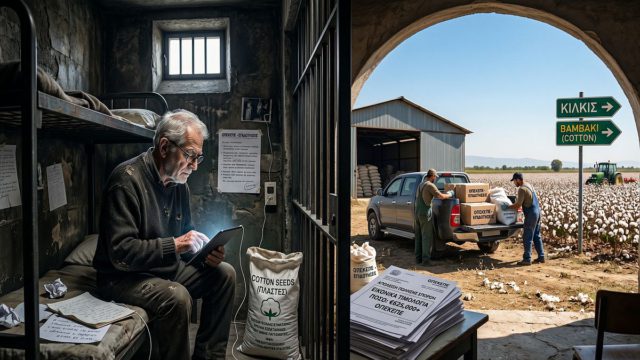 Σοκ στον ΟΠΕΚΕΠΕ: Ο «φαντομάς» των φυλακών που έστησε χρυσή κομπίνα 600.000€ με το βαμβάκι – Πώς «άδειαζε» τα ταμεία μέσα από το κελί!