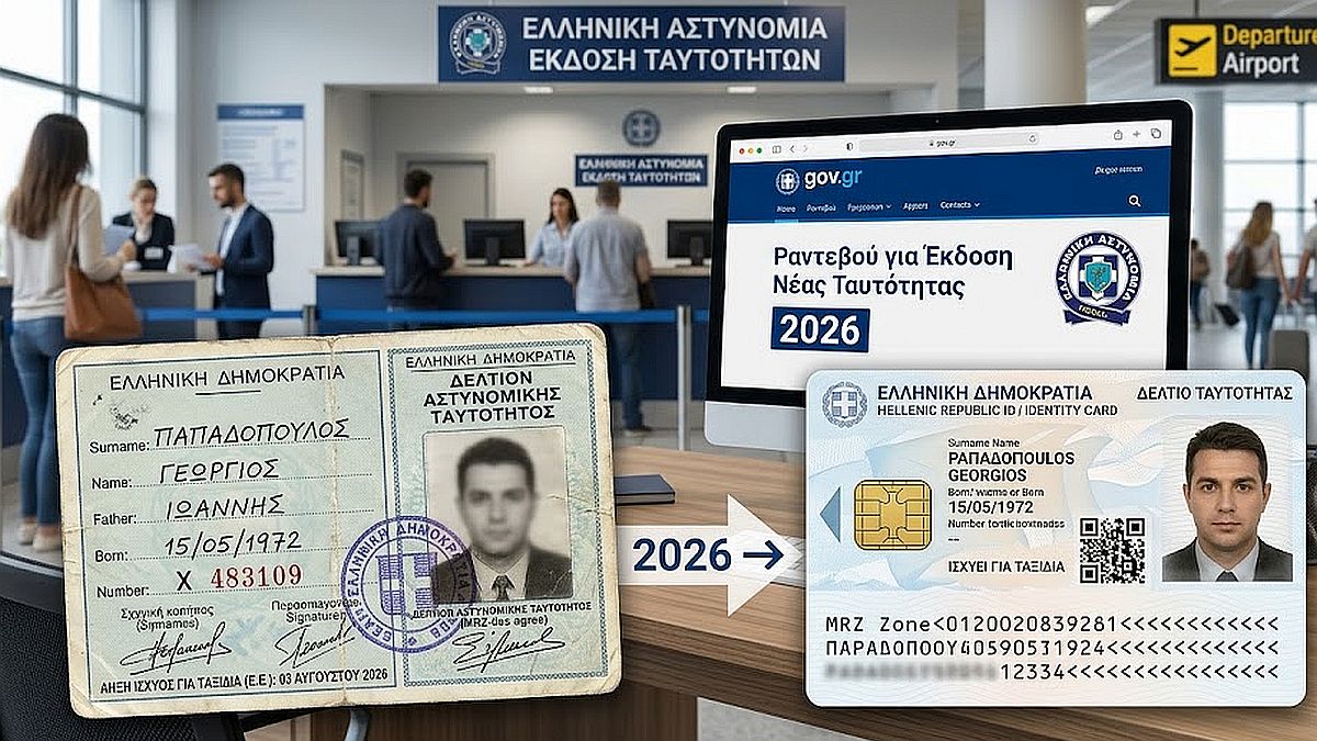 Τέλος εποχής για τις παλιές ταυτότητες: Η αντίστροφη μέτρηση για το καλοκαίρι του 2026 και ο οδηγός επιβίωσης στο gov.gr!