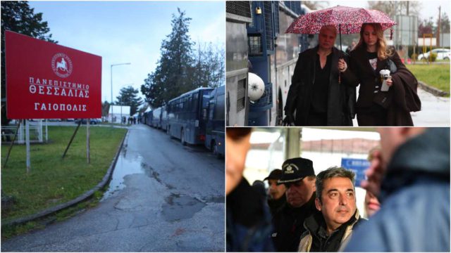 Δίκη Τεμπών: Κοσμοσυρροή στην είσοδο του «Γαιόπολις» – Με δρακόντεια μέτρα και νέα χωροταξία η διαδικασία στη Λάρισα