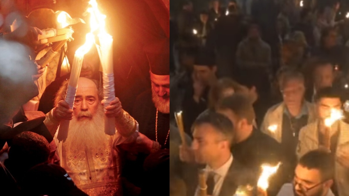 Άγιο Φως: Δείτε live εικόνα από τον Ναό της Αναστάσεως – Συγκινητικά στιγμιότυπα