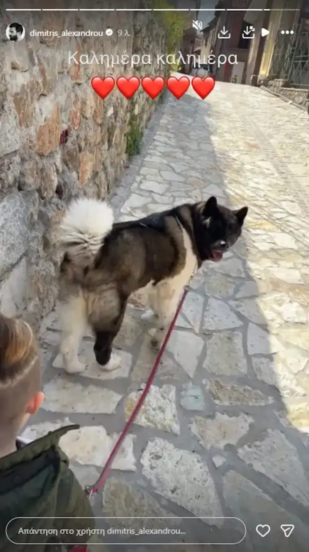 Μαζί τους βρίσκεται και ο μικρός Πάρης