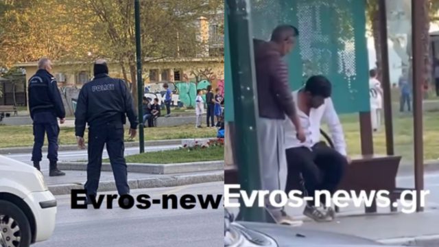 Τρόμος σε κεντρικό δρόμο στην Αλεξανδρούπολη: Άντρας απειλεί κρατώντας τεράστιο μαχαίρι στην Λεωφόρο Δημοκρατίας (Βίντεο-σοκ)