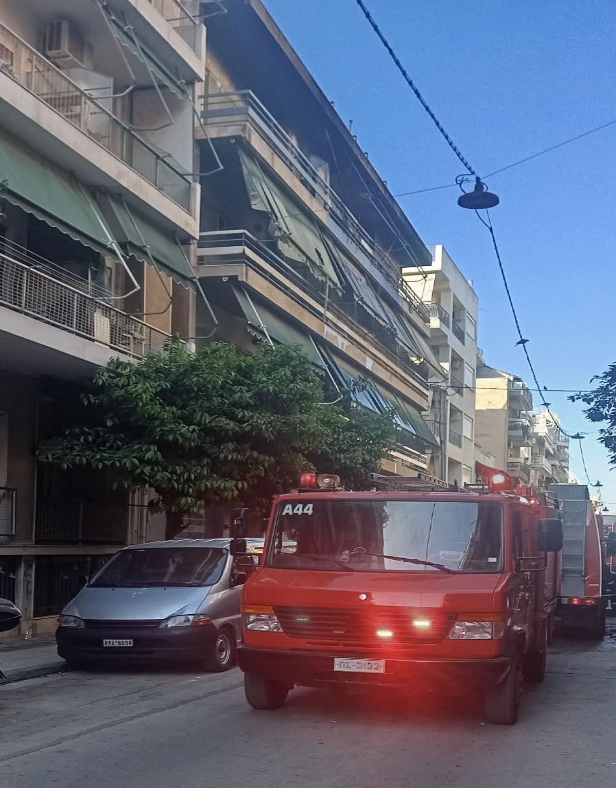 Φωτιά στον Κολωνό