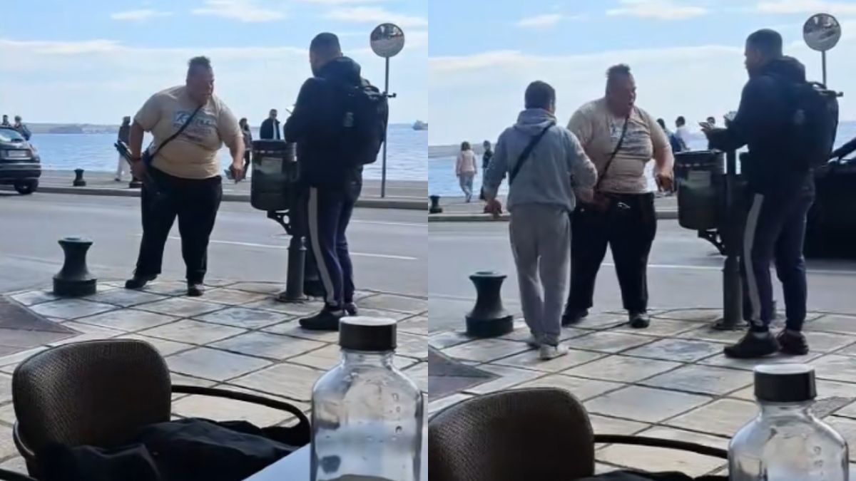 Εκτός εαυτού γνωστός youtuber στην Θεσσαλονίκη που έβριζε δημόσια συνεργάτη του