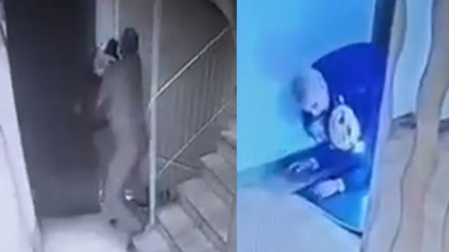 Συγκλονιστικό βίντεο από Κολωνό: Η στιγμή που αστυνομικός πιάνει διαρρήκτη στην πολυκατοικία του – Πάλεψαν άγρια