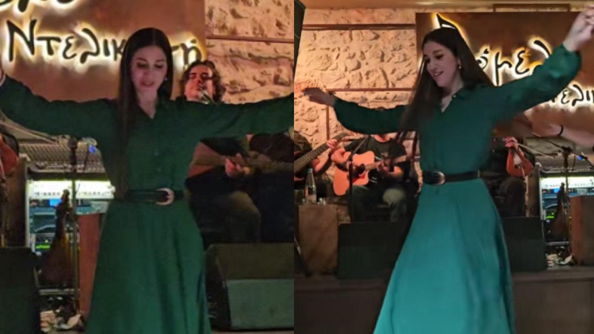 Viral η μερακλίνα Ρεθυμνιώτισσα που ξετρέλανε τους πάντες με τον χορό της (βίντεο)
