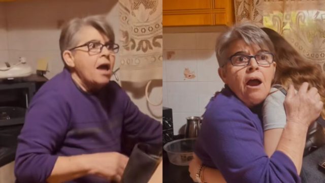 Ελληνίδα γιαγιά: Βλέπει την εγγονή της μετά από οχτώ μήνες στο εξωτερικό!