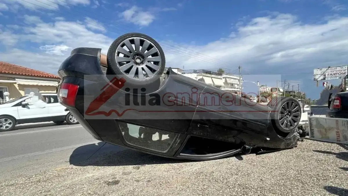 Επιχείρηση απεγκλωβισμού της Πυροσβεστικής στη Νεμέα έπειτα από τροχαίο ατύχημα στην εθνική οδό.