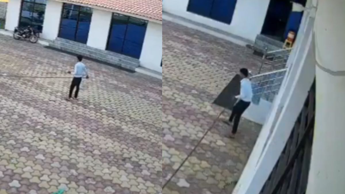 Σοκαριστικό βίντεο από την Ινδία: Άνδρας κάηκε ζωντανός προσπαθώντας να διώξει μαϊμού