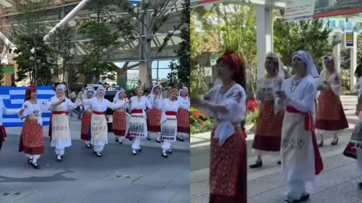 «Εικόνες Ελλάδας» στην Ιαπωνία: Γιαπωνέζες χορεύουν ελληνικούς παραδοσιακούς χορούς στο κέντρο του Τόκιο – Δείτε το viral βίντεο