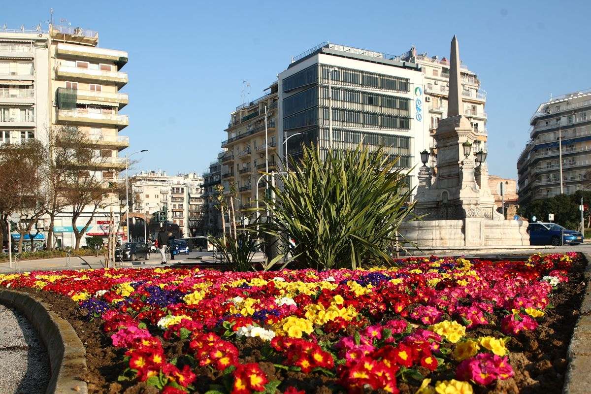 Ανοιξιάτικο σκηνικό για την έξοδο των εκδρομέων