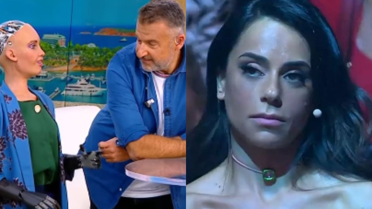 Τρέμει η Αντωνά: Το ρομπότ Σοφία την «έπεσε» στον Λιάγκα on air, επικό βίντεο
