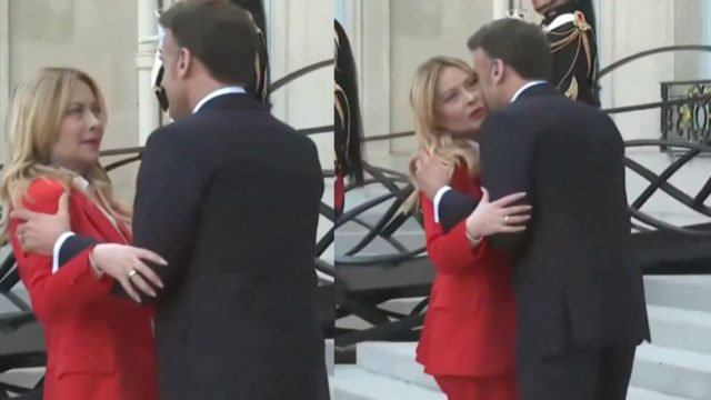 Απίθανο βίντεο με Μακρόν και Μελόνι! Εντελώς διαχυτική και λίγα λέμε…. Έρχονται χαστούκια από την Μπριζίτ