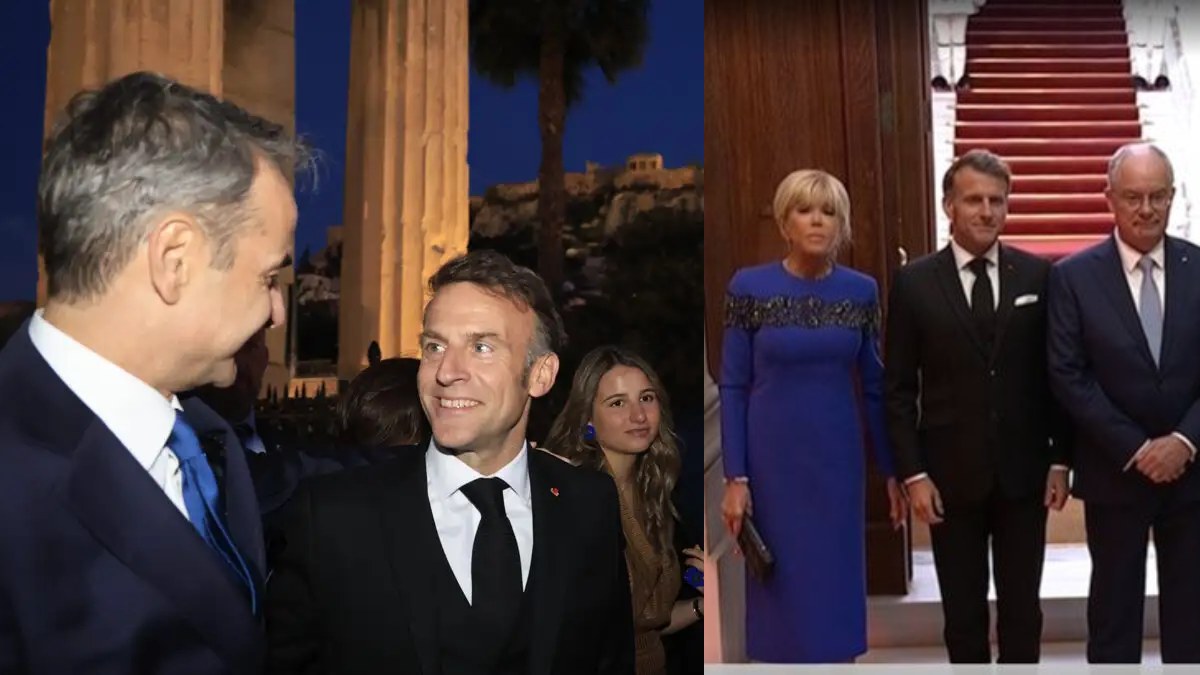 Μακρόν σε Μητσοτάκη: «Αν η Τουρκία απειλήσει την Ελλάδα θα είμαστε εδώ» – Η επίσκεψη του Γάλλου πρωθυπουργού και… το μενού που θα δοκιμάσουν με την Μπριζίτ