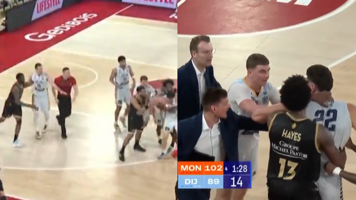 Χάος το ματς της Μονακό με την Ντιζόν: Από το παρκέ στο νοσοκομείο ένας παίκτης – Αδιανόητη βία, σκληρές εικόνες και βίντεο