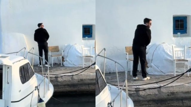 Ξεφτίλα στην Πάρο πασχαλιάτικα, αλλά τον έπιασε ο φακός: Δείτε τι έκανε