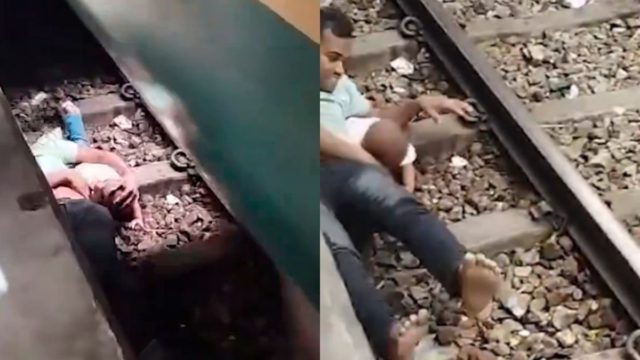 Το βίντεο που σοκάρει: Τρένο πέρασε πάνω από βρέφος και πατέρας το «σκέπασε» με το σώμα του