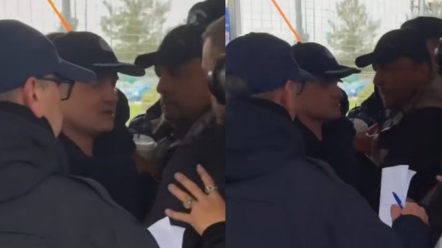 Σοκ με τον Ρούτσι: Βίντεο από τη στιγμή που σπρώχνει χωρίς λόγο αστυνομικό