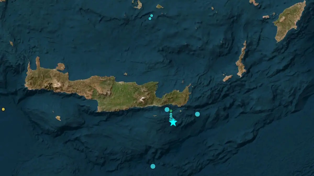 Ισχυρός σεισμός 5,7 Ρίχτερ νότια της Κρήτης – Αναστάτωση σε όλο το νησί και προειδοποίηση μέσω 112