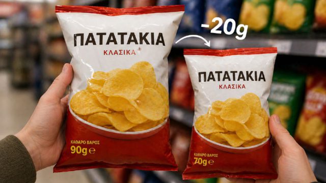 Η ακρίβεια αλλάζει μορφή: Γιατί οι συσκευασίες μικραίνουν συνεχώς – Ποια προϊόντα μειώθηκαν σε ποσότητα χωρίς προειδοποίηση