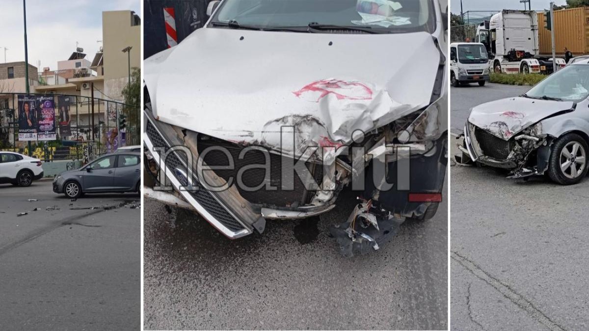 Σοβαρό τροχαίο στο Ηράκλειο. Αμάξι προσέκρουσε με νταλίκα