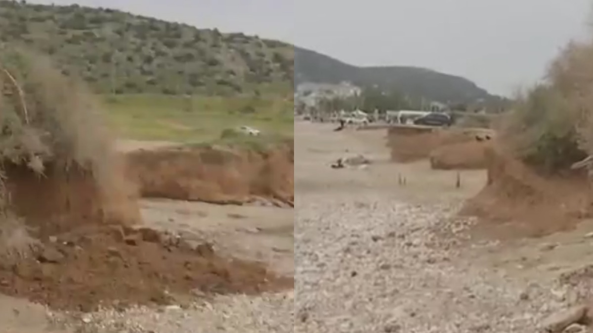 Δραματικές στιγμές στην Βάρκιζα: Πατέρας με το 12χρονο παιδί του, καταπλακώθηκαν από χώματα με πέτρες σε παραλία – Δείτε βίντεο