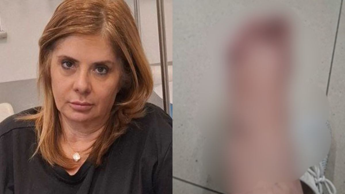 Η ηθοποιός περιγράφει πώς βρέθηκε στο κενό ανάμεσα σε αεροπλάνο και σκάλα