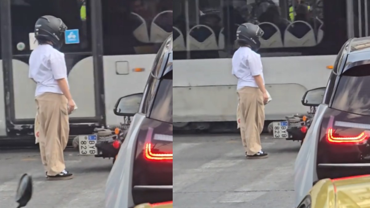 Ελλαδάρα 2.0.: Γυναίκα δεν σταματάει ενώ περνάει συρμός του τραμ και πέφτει… κάτω!