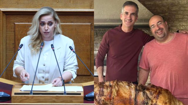 «Εσύ έφαγες σπανακόρυζο;»: Χαμός στο Facebook με τη Ραλλία Χρηστίδου που επέκρινε τον Μπακογιάννη για το πασχαλινό αρνί