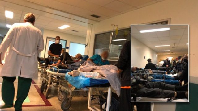 ΕΣΥ σε κατάσταση πολέμου: 150 ράντζα στο «Αττικόν» σε μία εφημερία και υγειονομικοί που καταρρέουν