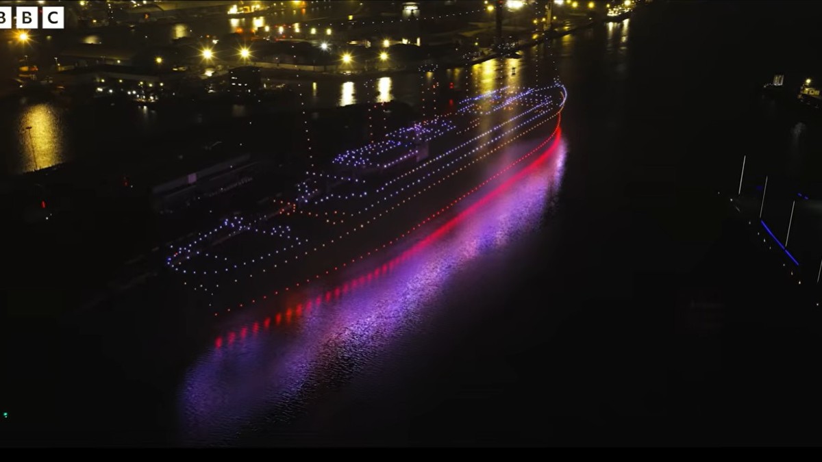 Τιτανικός: Εντυπωσιακή αναπαράσταση με 950 drones για την 114η επέτειο του θρυλικού υπερωκεάνιου στο Μπέλφαστ
