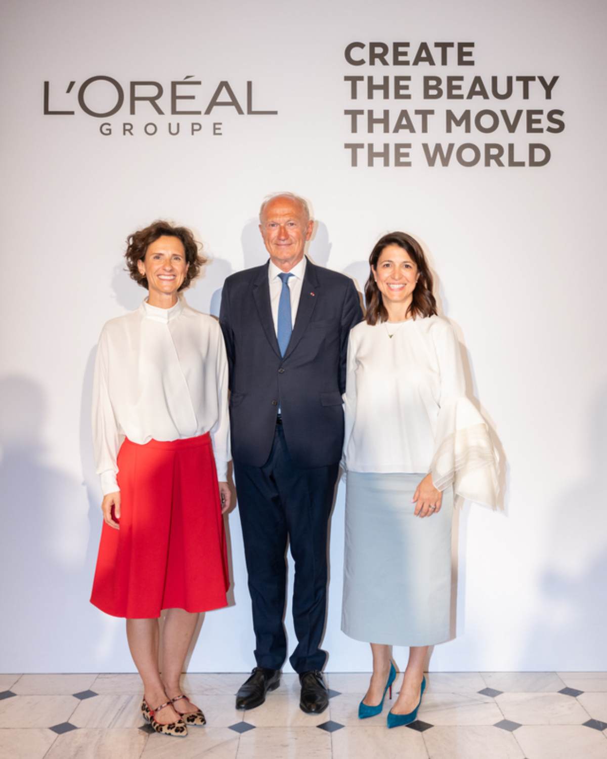 Τιμητικό παρών έδωσε ο Jean-Paul Agon, Chairman του L’Oréal Group