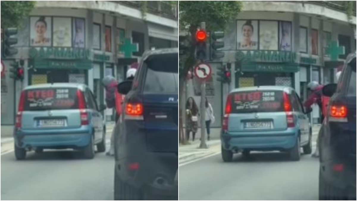 «Γ@μ@ το σπίτι σου, χοντρέ»: Σοκάρει το άγριο ξέσπασμα ντελιβερά σε οδηγό ΙΧ