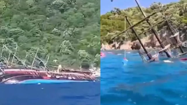 Τουρκία: Ναυτική τραγωδία στη Μαρμαρίδα – Επιβάτες βούτηξαν στο νερό για να σωθούν (Βίντεο)