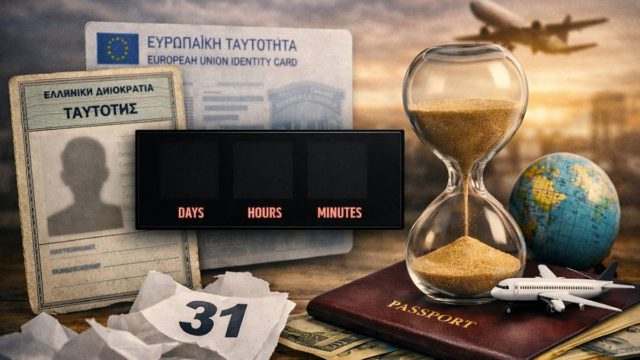 Αντίστροφη μέτρηση για τις παλαιές ταυτότητες: Έρχεται το ευρωπαϊκό «μπλόκο» στα ταξίδια – Το deadline, το κόστος και η διαδικασία έκδοσης
