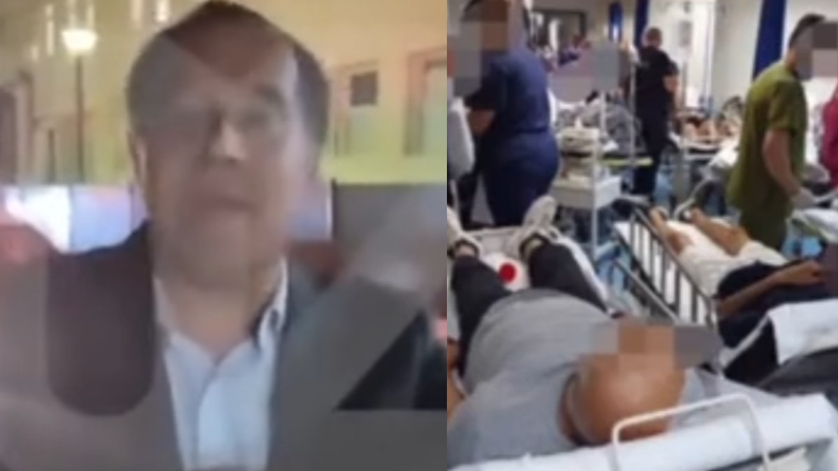 Ο Άδωνις Γεωργιάδης σε λογομαχία με κοπέλα που ήταν στα επείγοντα (Βίντεο)