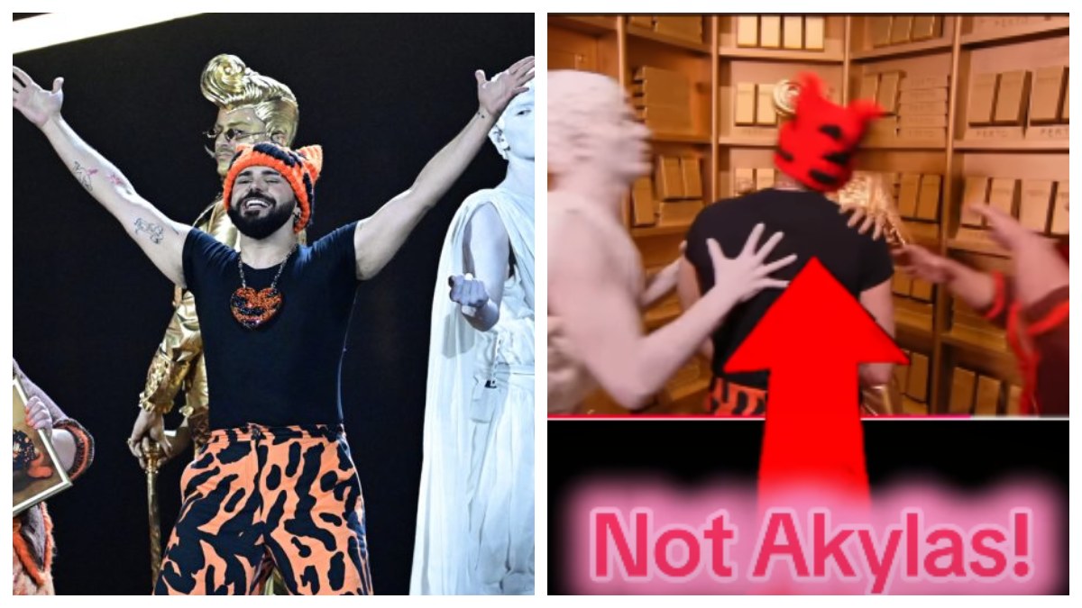 Eurovision: Σωσίας του Akyla εμφανίστηκε στην σκηνή και δεν το πήρε κανείς χαμπάρι