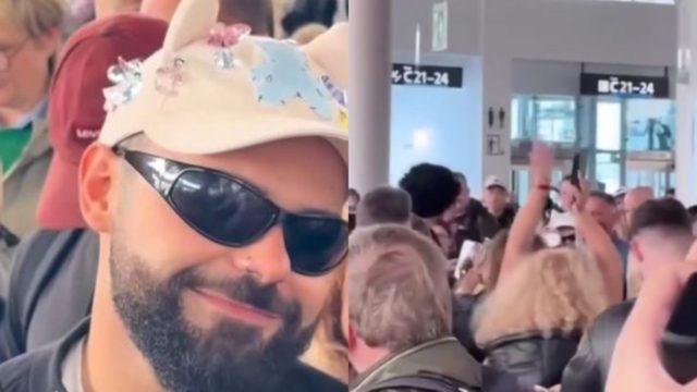Θερμό χειροκρότημα από τους Eurofans: Η επιστροφή του Akyla στην Ελλάδα και η συγκίνηση στο αερόδρομιο της Βιέννης (video)
