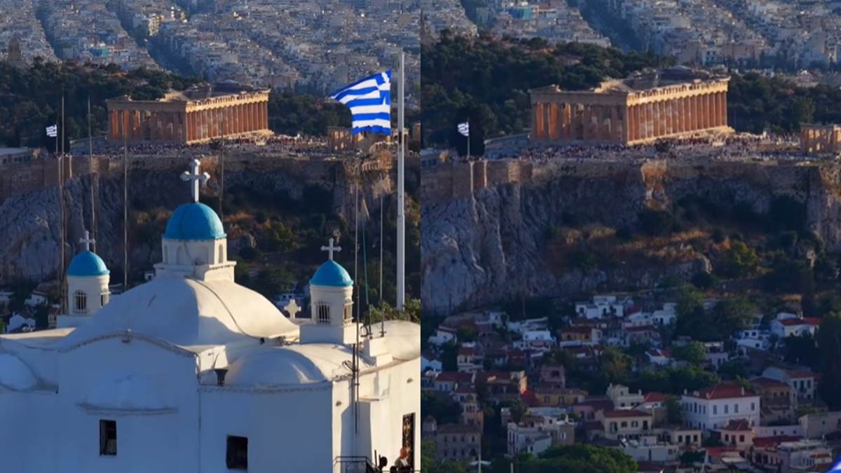 Μαγευτικό βίντεο με drone: Όταν Λυκαβηττός και Παρθενώνας γίνονται ένα